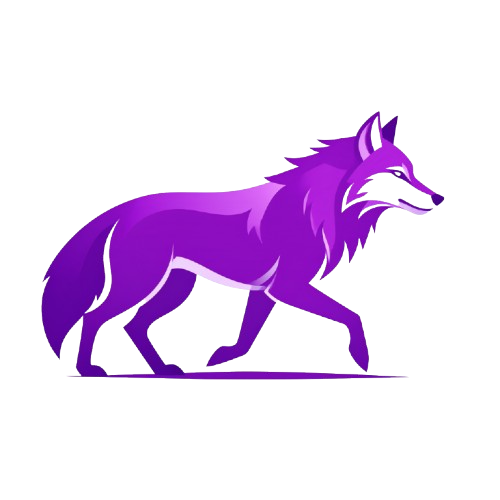 violetdev wolf logo